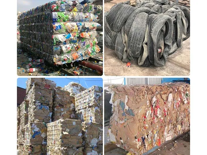resíduos de plástico