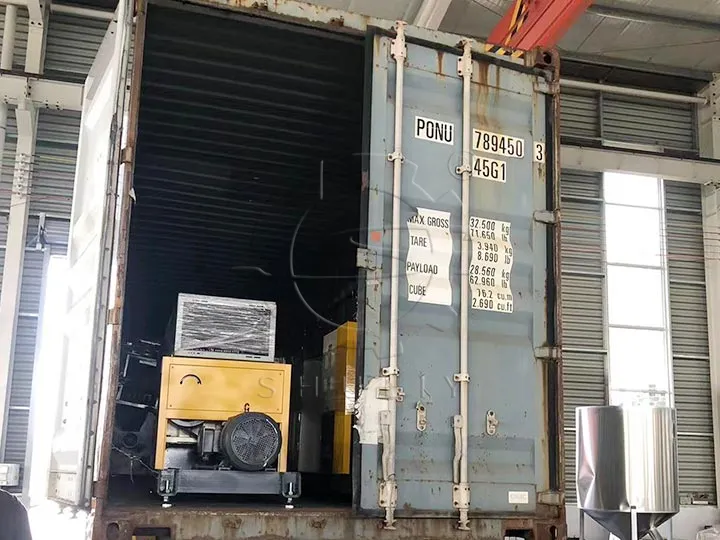 Machine de granulation de plastique envoyée en Côte d’Ivoire