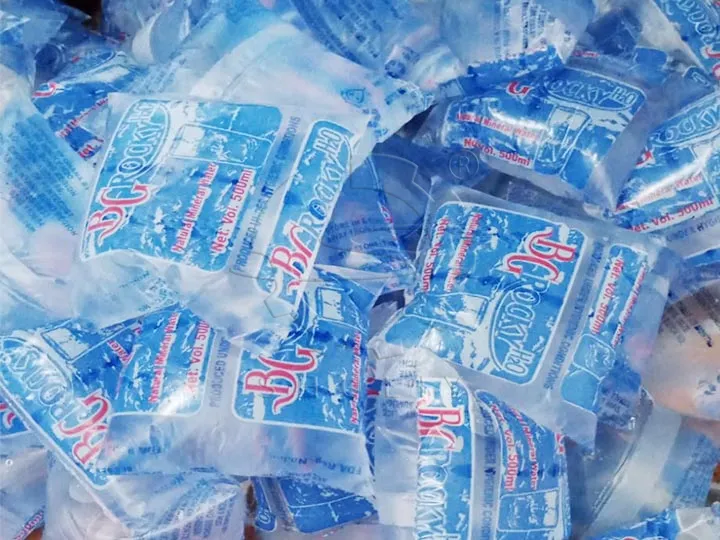 plastic water bags