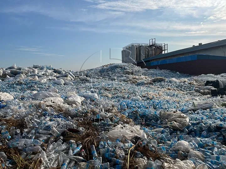 Отходы очищенной воды ПЭТ и пивных бутылок